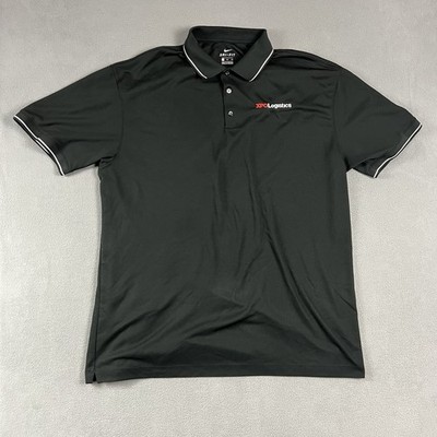 XPO Logistics Shirt Mens 3XL Black Nike Polo Short Sleeve Employee Workwear