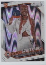 2025 Panini Prizm WNBA Variation White Seismic Saniya Rivers #150 Rookie RC 1n9c