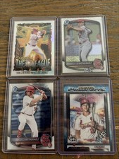 JJ Wetherholt Bowman chrome Rookie Refractor Lot Of 4