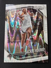 2025 Panini Prizm WNBA JACKIE YOUNG White Seismic Prizm SP #23