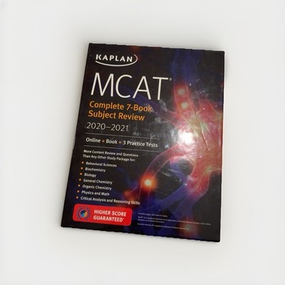 Kaplan MCAT Complete 7-Book Subject Review 2020-2021 Boxed Set