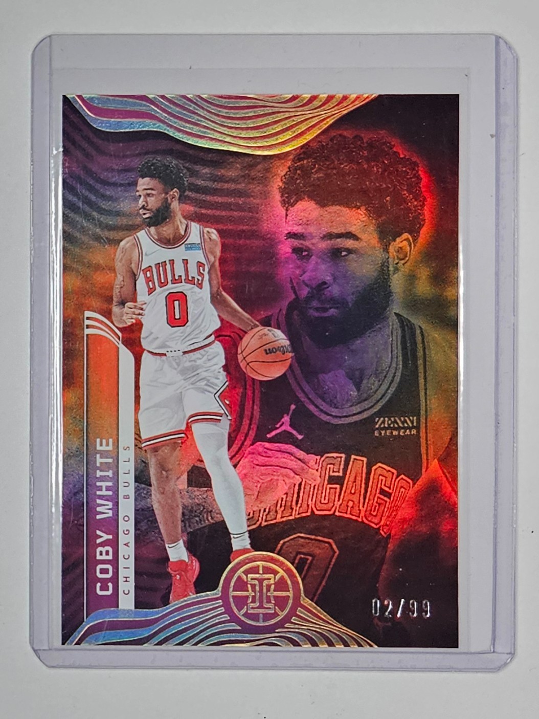 Coby White 2021-22 Panini Illusions Red /99 #39 Bulls 🔴