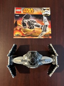 Lego Star Wars TIE Advanced Prototype 75082 Ship No Minifig Incomplete