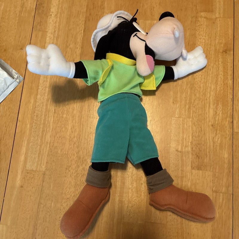 A Goofy Movie Goofy Plush 1995 HTF White Hat 15”
