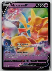 Alakazam V SWSH083 Sword & Shield Black Star Promo Holo