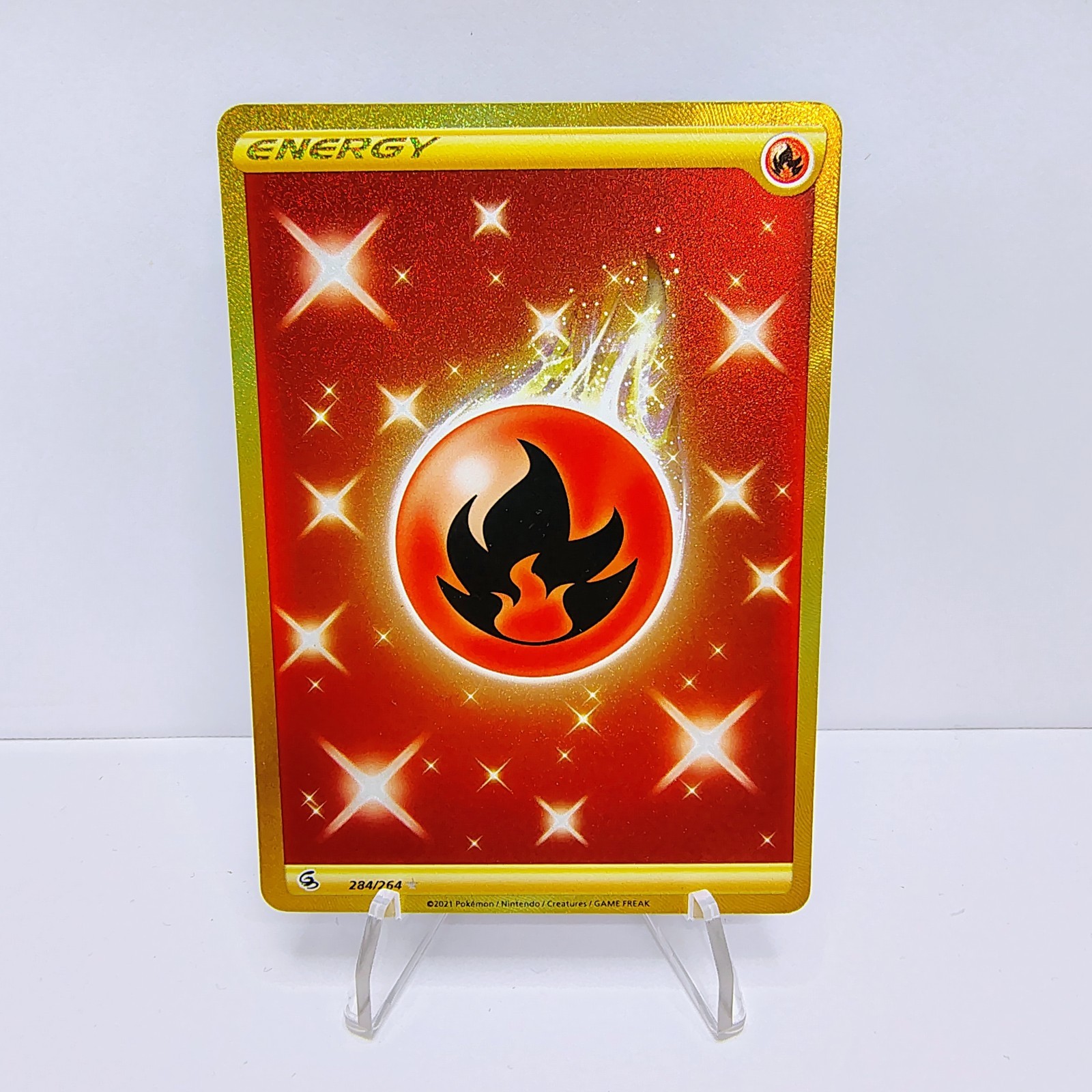 Fire Energy (Secret) 284/264 Fusion Strike NM