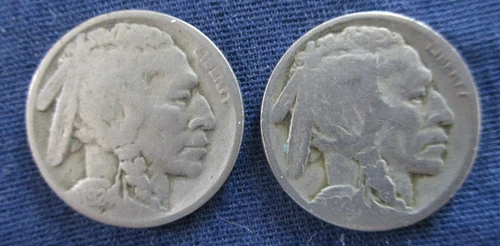 1924 D & 1924 S Buffalo Nickle US Coins