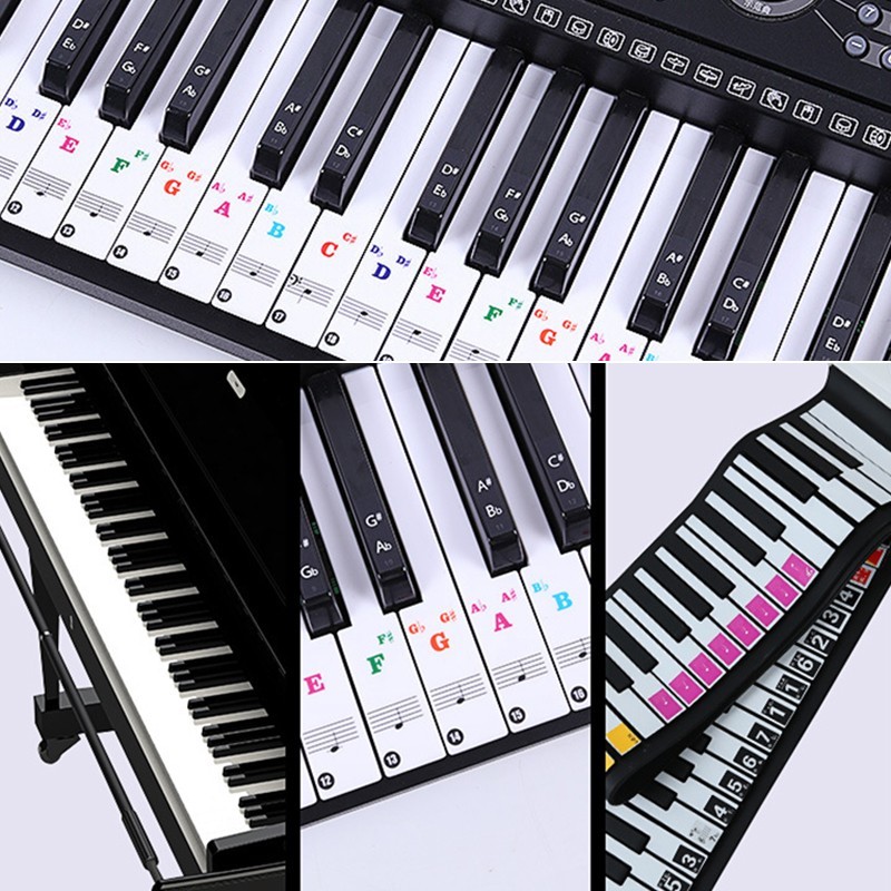 Adesivo Trasparente per Tastiera Pianoforte foto 3