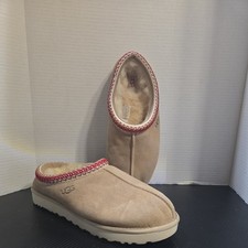 Ugg Tasman II Women's Size 5 Sand/Dark Cherry Slippers