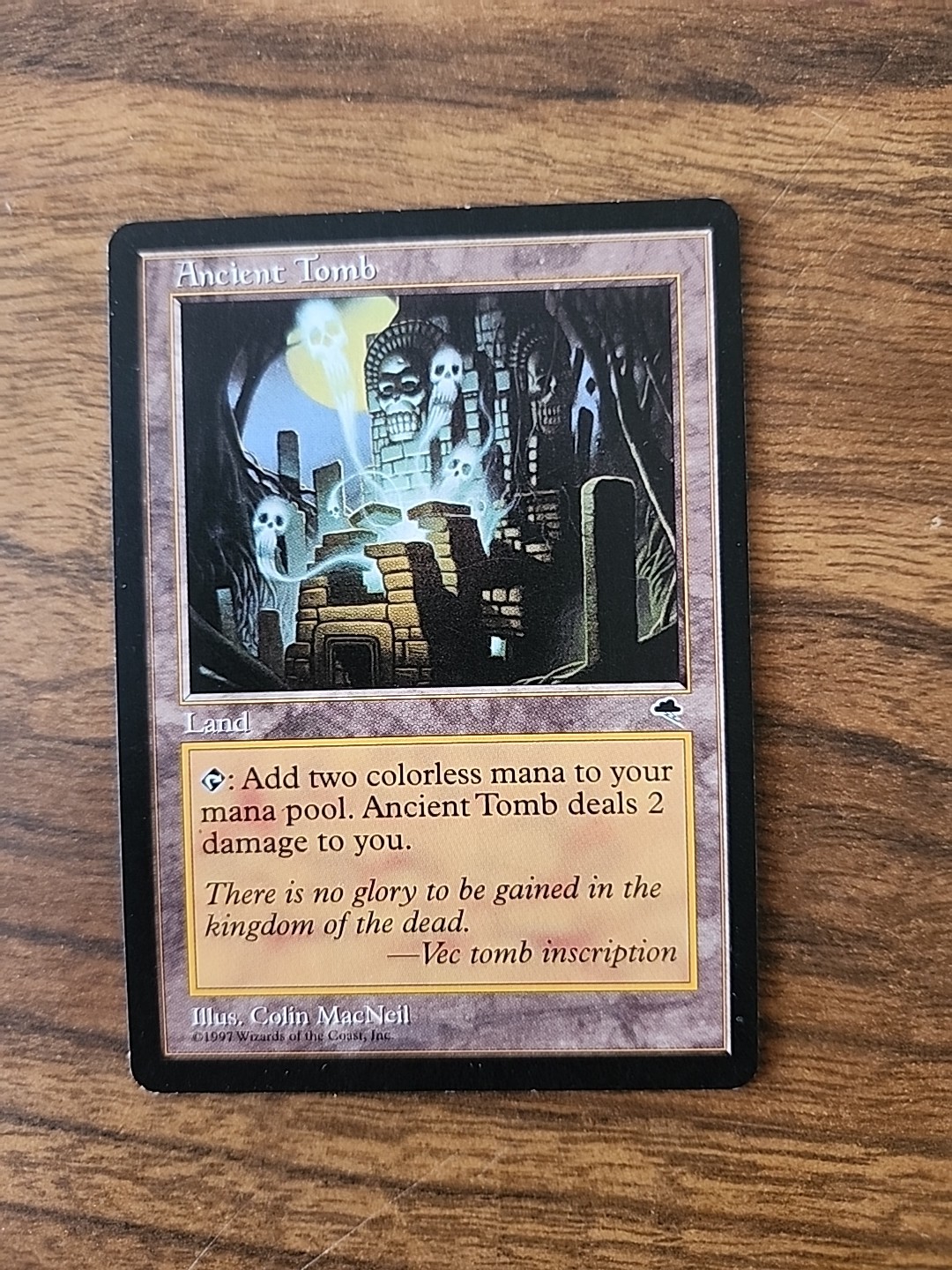 Magic The Gathering Tempest Ancient Tomb #315 Lightly played
