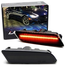 Smoke Lens Amber Full Led Strip Side Marker Light Kit For Hyundai 2020-23 Sonata Smoke Lens Amber Full Led Strip Side Marker Light Kit For Hyundai 2020-23 Sonata