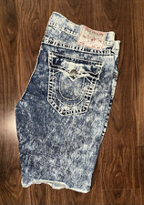 True Religion Men s Relaxed Straight Blue Aci...