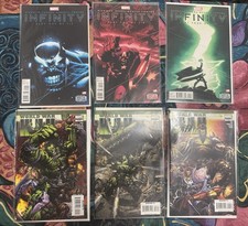 Marvel Comics Crossover Events Infinity 1,2,4 & World War Hulk 2,3,4 