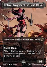 MTG Elektra, Daughter of the Hand (Borderless) (0326) 326 Foil Marvel Super Hero