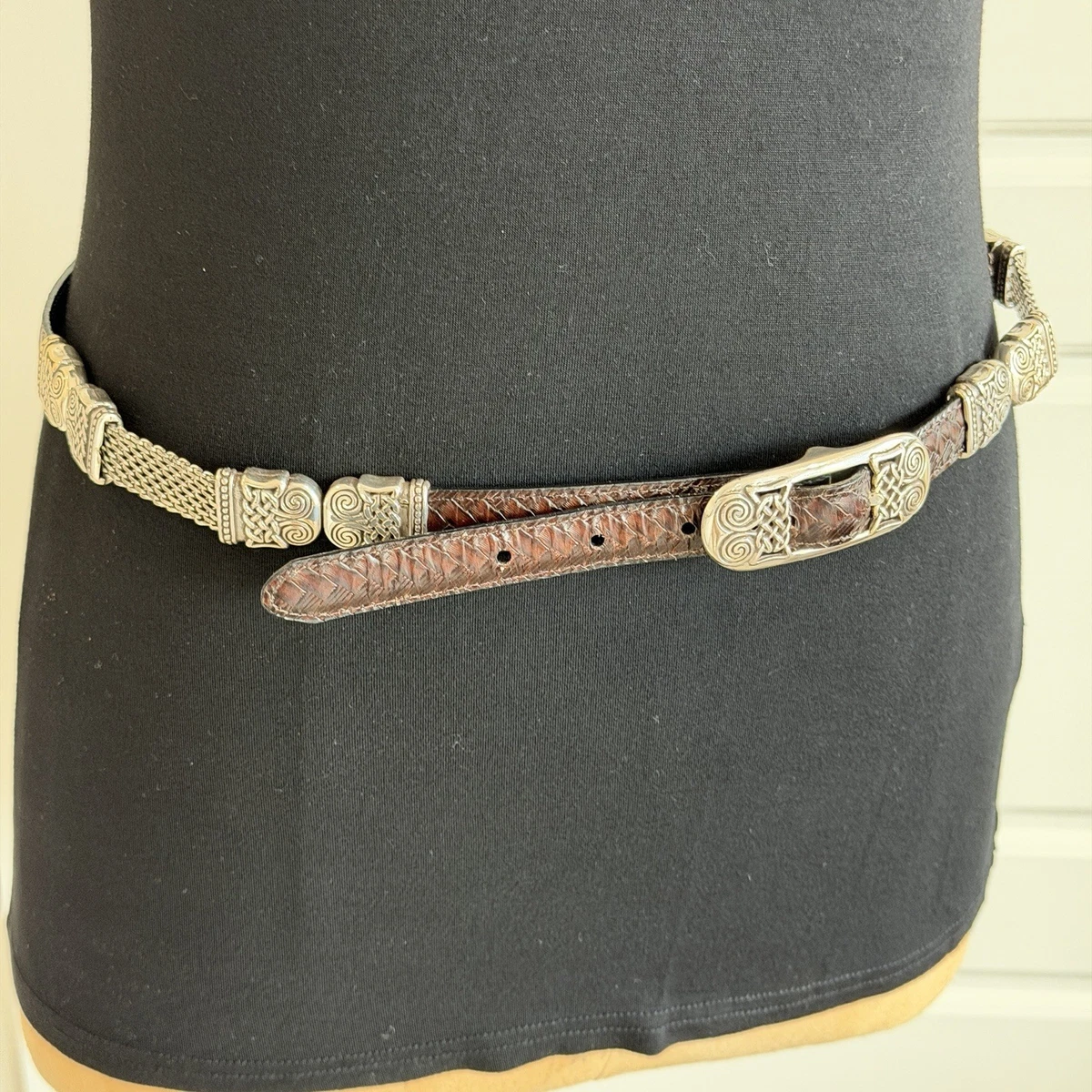 Vintage Brighton Sling Chain Belt   Large Brighton Chain Belt - Etsy main image 4