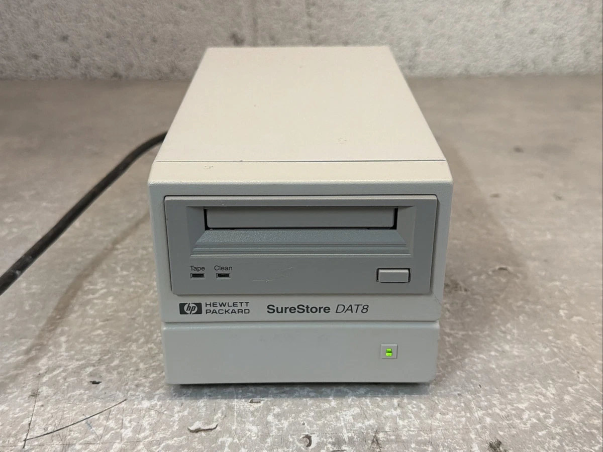HP HEWLETT-PACKARD DDS SCSI DAT テープデッキ HP SureStore DAT8 - DDS-4 External SCSI Tape Drive | C1529-69204