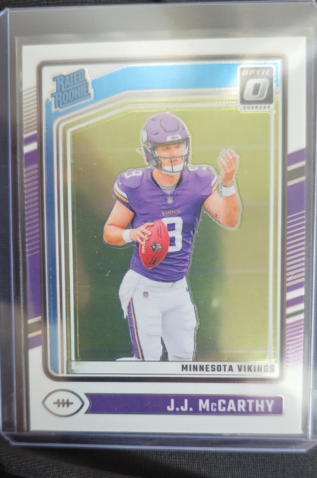 2024 Panini Donruss Optic - Rated Rookie J.J. McCarthy #235 (RC)