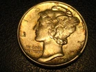 1944-S 90% Silver Mercury Head Dime BU        ^^^^^^