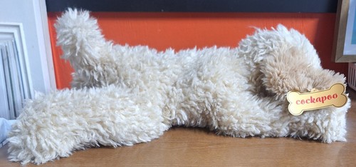 Peluche pupazzi Cockapoo FAO nero mix adotta un animale domestico con etichette e documenti - Foto 4 di 6
