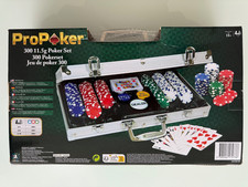 300 Token Pokerset mit Alu Koffer Texas Strong Texas Hold'em BlackJack Spielpake