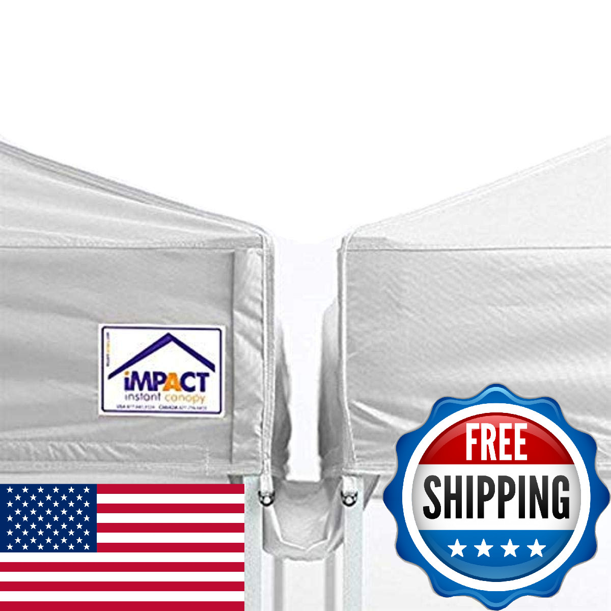 20-foot Canopy Tent Rain Gutter, White