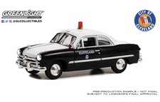 GREENLIGHT 1/43 1949 FORD CLEVELAND POLICE, CLEVELAND OHIO 86635