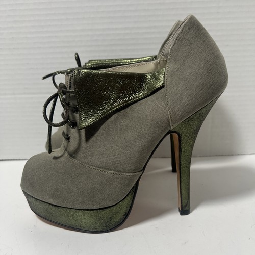 Zapatos de plataforma Paige By Terry De Havilland verde Stiletto talla 36 Londres EE. UU. 6 - Imagen 3 de 12