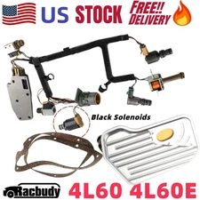 4L60 4L60E Transmission Solenoids Kit w/ Harness For 1993-2005 GMC Chevy
