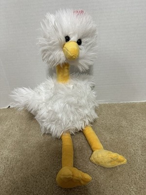 Walmart Way to Celebrate White Silkie Chicken Fuzzy Plush 12  Easter Spring