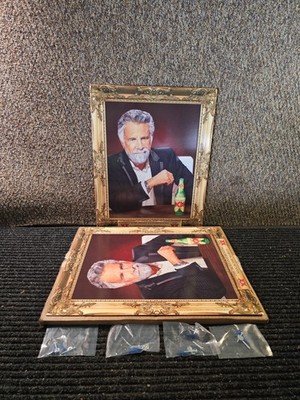 (QTY 2) Dos Equis XX Most Interesting Man In The World 15.5'' x 19-1/4'' Framed