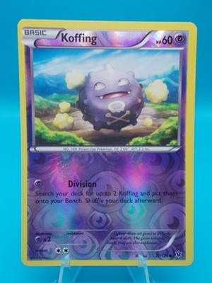 Koffing 27/124 Fates Collide Pokémon TCG Reverse Holo Near Mint/Mint
