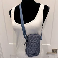 Vera Bradley Denim Easy RFID Crossbody Bag NWT