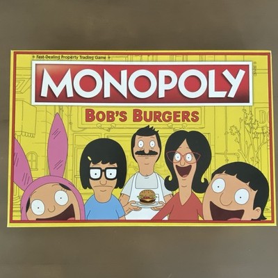 Bob's Burgers Edition Monopoly Board Game 2017 Hasbro USAopoly COMPLETE