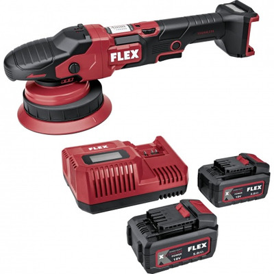 Flex Akku-Exzenterpolierer mit Freilauf XFE 15 150 18-EC Set 18V (533021)
