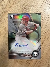 Jordan Viars 2022 Bowman Platinum #TOP-55 Auto Philadelphia Phillies