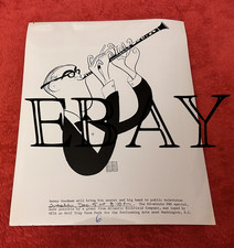 BENNY GOODMAN original press photos PBS special AL HIRSCHFELD illustration