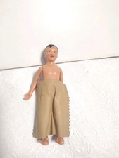 Vintage Celluloid Hard Plastic Native American Boy Figure 6  Ty55