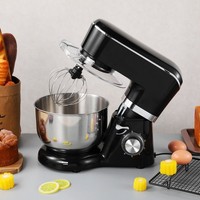 1500W Electric Food Mixer Stand Stainless Steel Mixing Bowl Dough Hook 6 Speed