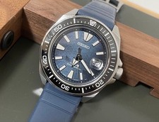 Orologio SEIKO PROSPEX King Samurai 4R3503W0 subacqueo lunetta nera quadrante blu navy originale