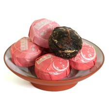 2015 yr Lotus Leaf Flavored Mini Ripe Cake Fitness puer Pu'er Pu erh Tea 40PCS
