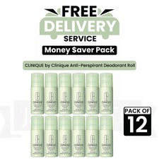 12 x Clinique Anti-Perspirant Deodorant Roll-On 75ml Womens Skin Care PACK OF 12