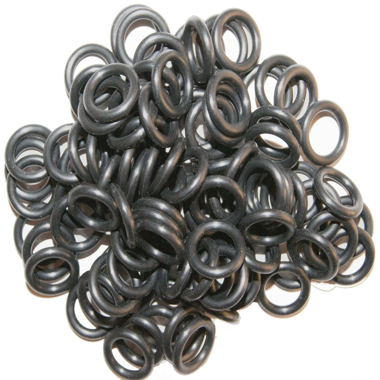 100 Tattoo Grommets 100 Rubber Bands 100 0' Rings Mixed Colors - product detail image 5