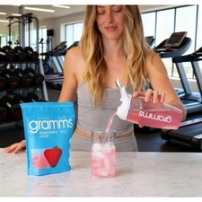 Gramms Strawberry Acai Clear Whey Isolate – 20g Protein, 0 Sugar, Grass-Fed