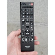 Toshiba CT-90325 TV Remote Control Black Genuine OEM Replacement Clicker