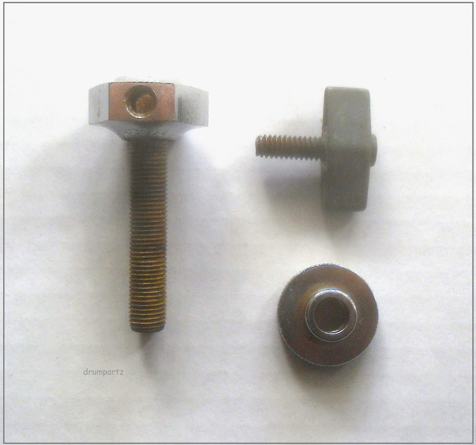 ROGERS - HI HAT CLUTCH PARTS - Big R Thumb Screw   Retainer Nut