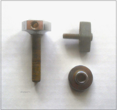 ROGERS - HI HAT CLUTCH PARTS - Big R Thumb Screw + Retainer Nut