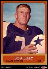 1963 Topps #82 Bob Lilly Cowboys RC HOF SHORT-PRINT TCU 5.5 - EX+