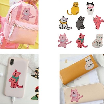Cats Theme Applique Iron On Sewing On Patches For Hat Shoe Backpack Decors 8PCS