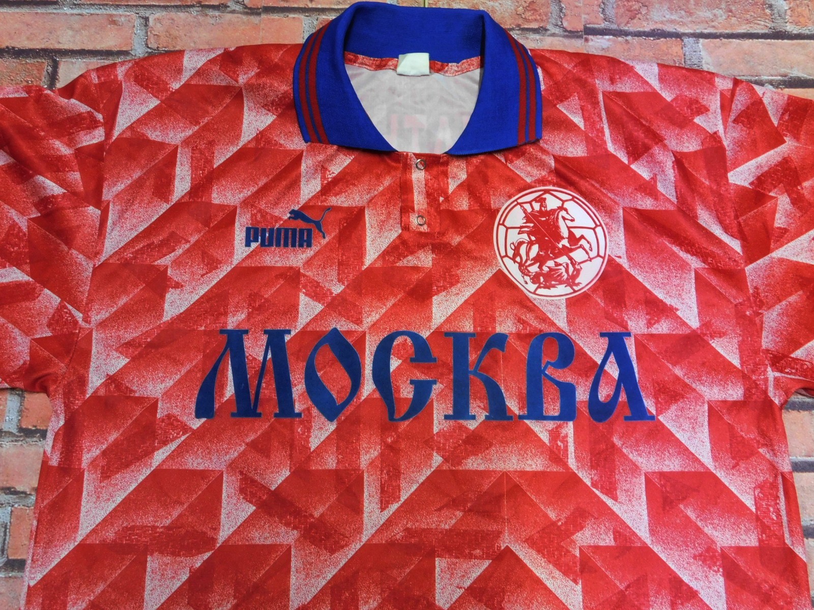 MOSCA No.16 Match Worn PUMA Football Shirt Calcio Nolel Vintage (685) XXL
