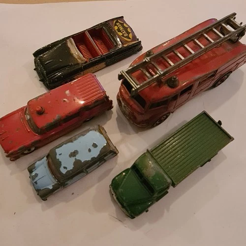 Vintage Dinky Collection Mini,Fire Engine,Triumph,Fordson,Nash,Packard 1950s
